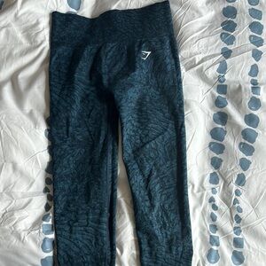Gymshark Blue Patterned Leggings